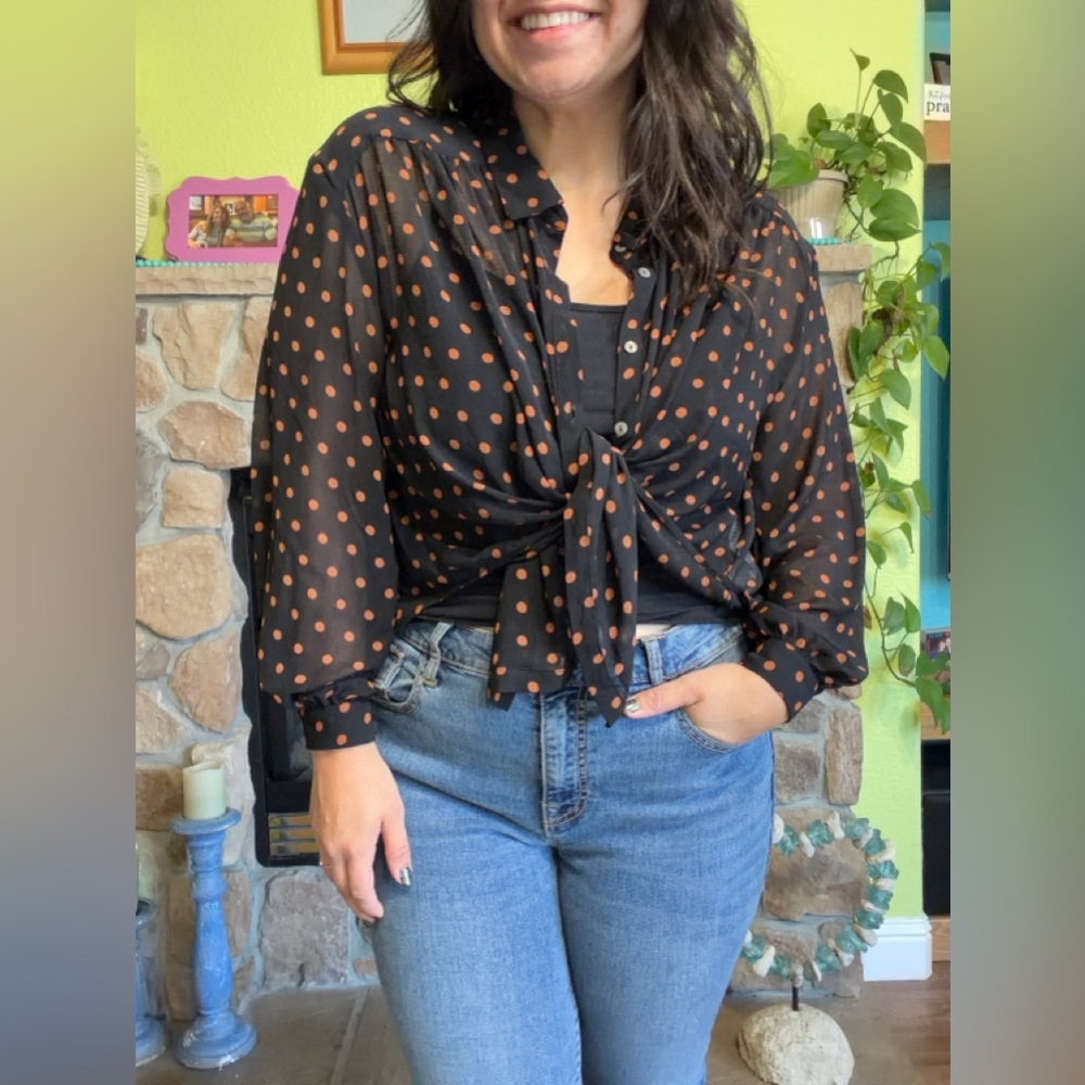 Free people Ciara Printed Buttondown